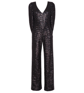 Jumpsuit mit Cape in Schwarz