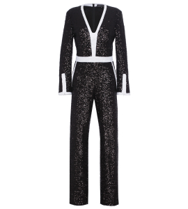 Schwarz-Weisser Overall