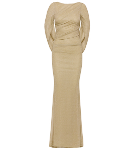 Abendkleid aus Lurex in Gold