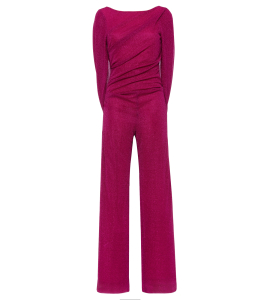 Jumpsuit mit Cape in Pink