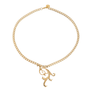 Goldene Gliederkette mit Anhänger