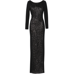 Abendkleid mit Paillettenverlauf