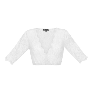 Spitzenbluse Lilly in Weiss
