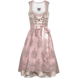 Dirndl Sissi in Rosé /Gold