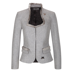 Trachtenjanker in Grau