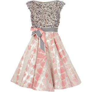 Gemustertes Petticoat-Kleid