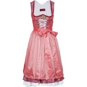 Dirndl in Pink mit Ornamenten