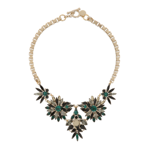 Florale Schmuckstein-Kette