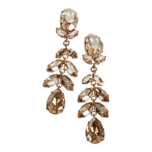 Clips in Tropfenform in Gold