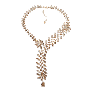 Asymmetrisches Collier in Gold