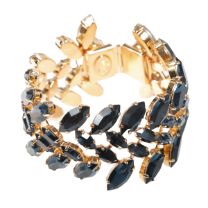 Kristall-Armband in Blau