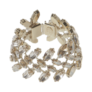 Goldenes Kristall-Armband