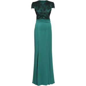 Bodenlanges Abendkleid mit Spitze